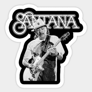 Santana rock Sticker